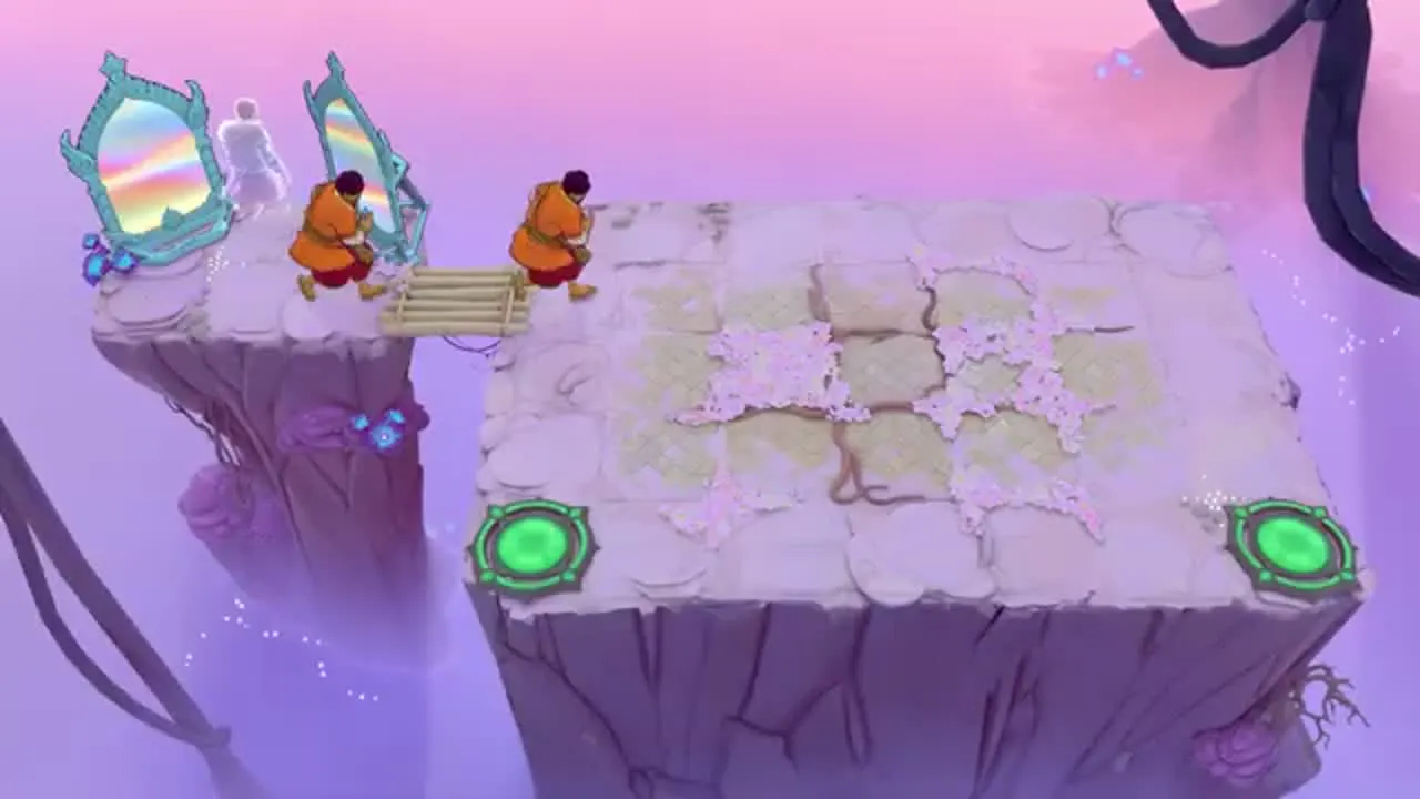 Order of the Sinking Star Heroes, Duplicated puzzle 1 mirror warm-up pressure pads