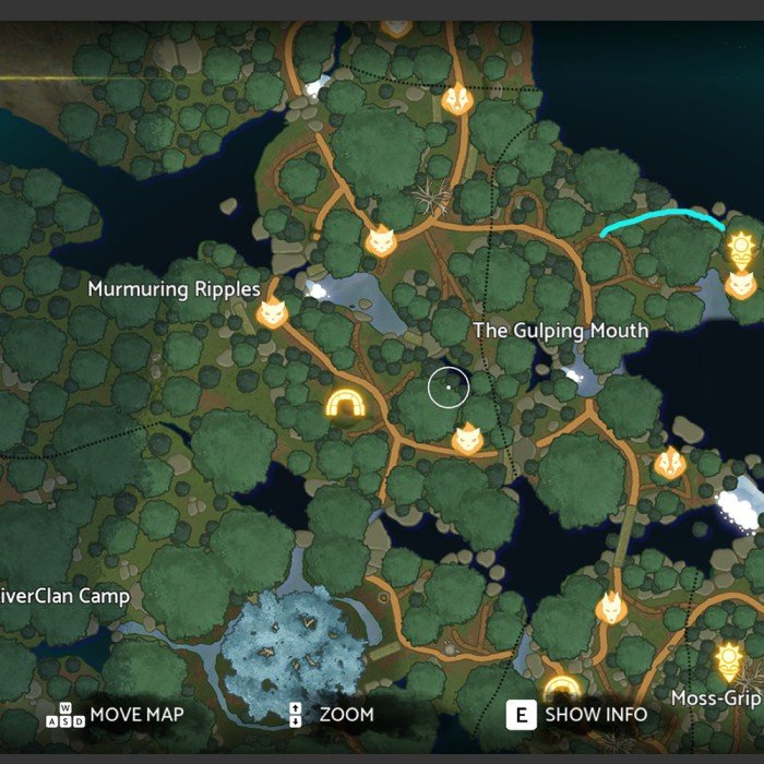 RiverClan Sun Spots Locations