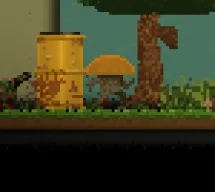 HOPE 01 mushroom grunt creature sprinting across subterranean terrain