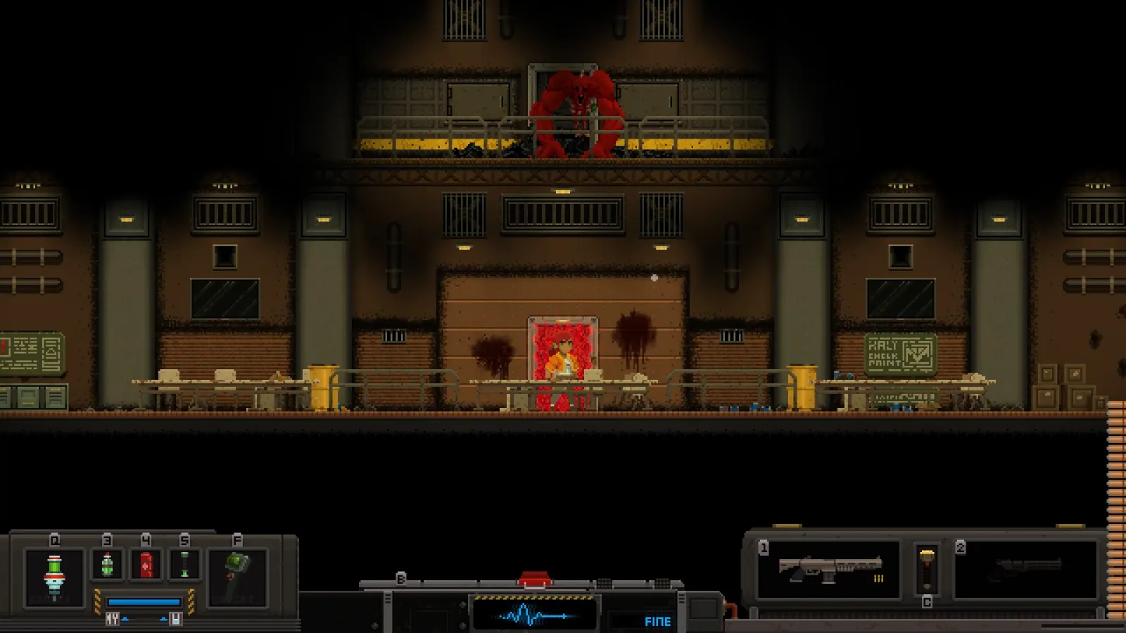 HOPE 01 the inmate boss standing inside bcs containment arena