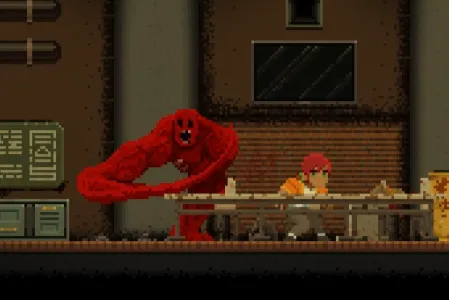 HOPE 01 player dodging under the inmate boss opening melee swipe