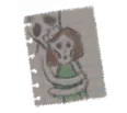 House 2 Tabby death sketch showing Lois floating severed head attacking in dark