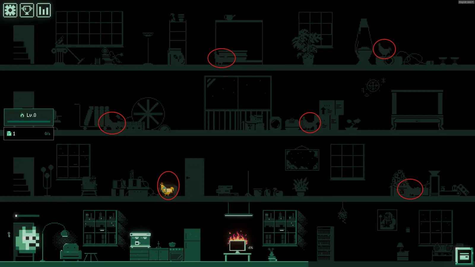 Entering the glowing yellow portal for the secret barn ending in It's Fine