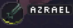 Azrael is a high-damage weapon with flexible crafting conditions. Its recipe demands a Tungsten Appendage plus sticks, blocks like logs or cut wood, and often other miscellaneous valid components such as a Cat Block or Vomit Block.