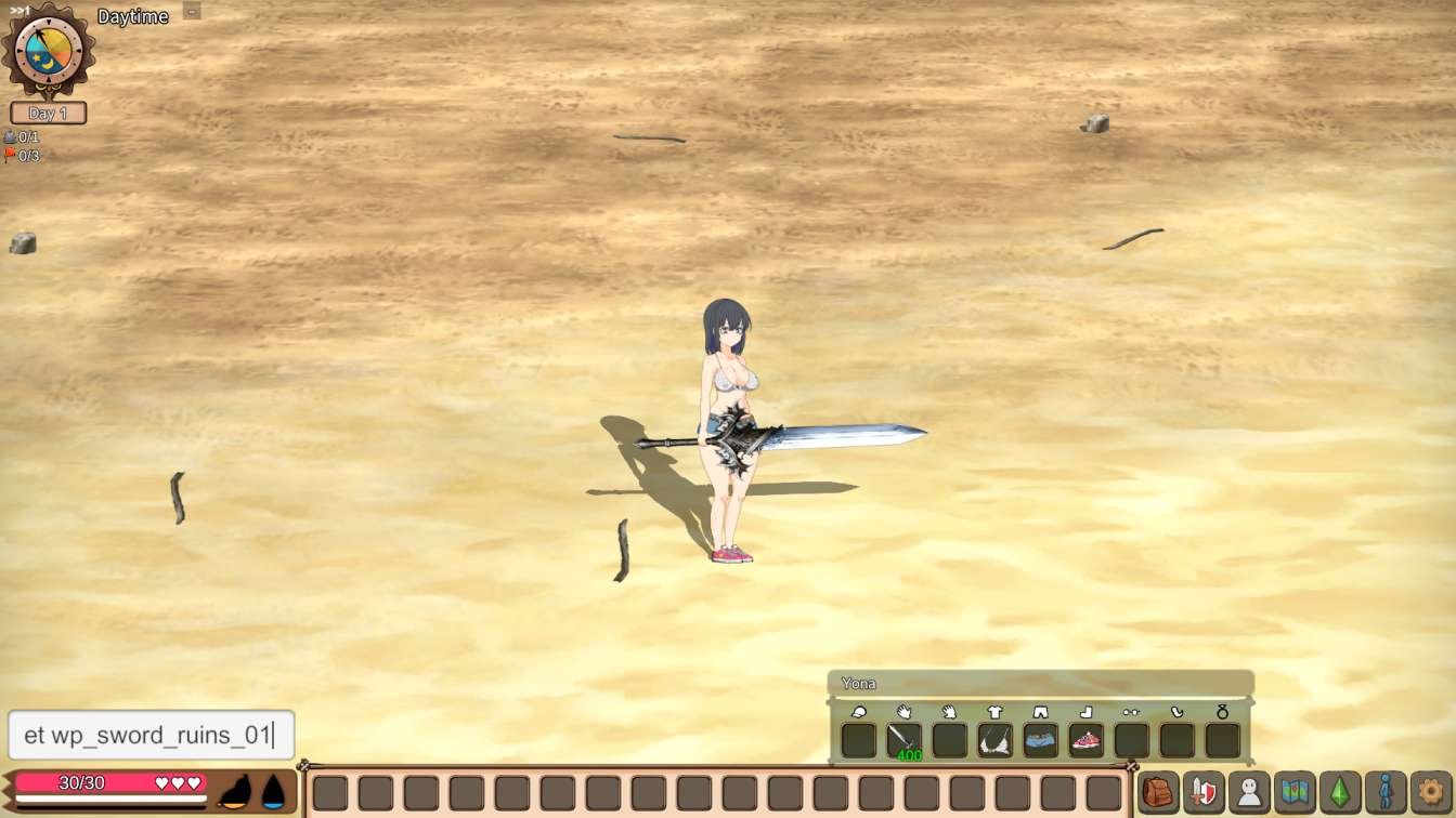 Mad Island swords including Guardian Sword and Chaos Sword with item IDs.