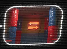 Subliminal Childhood Memories Part 3 showing player on blue mountable circle near yellow slide.