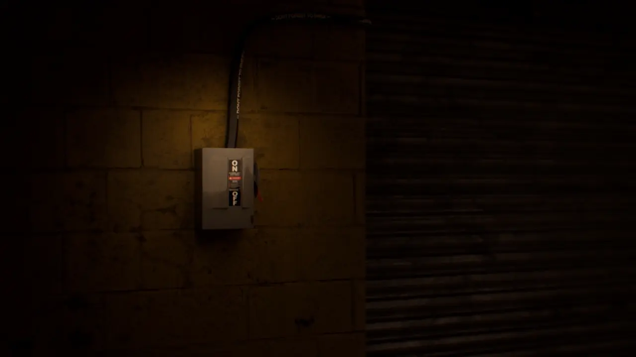 With the red sensor bar aligned properly, continue by taking the light from the green sensor bar on your right . Positioning this light properly is crucial for unlocking the upcoming section.