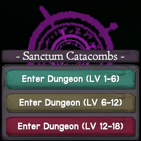You’ll encounter Geist inside the Sanctum Catacombs dungeon at both level ranges mentioned.