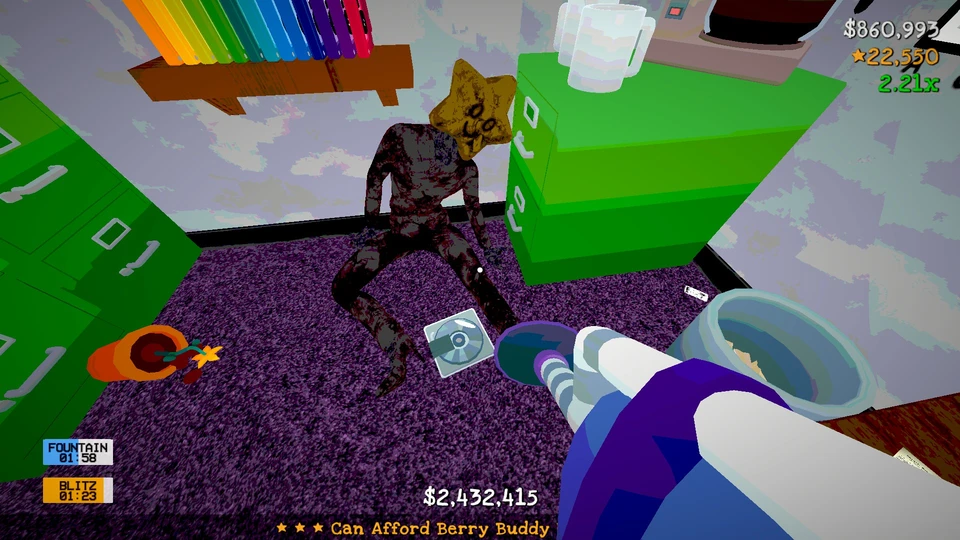 Berry Bury Berry computer screen showing Trash Icon interaction for the third ending.