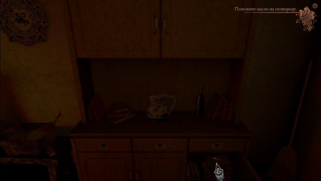 Cucina Stellata spider leading to third key half in kitchen corner cupboard