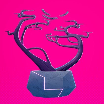 Dead as Disco Mini Paradise Blossom collectible located behind waterfall in Paradise arena.