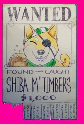 Dead as Disco Shiba Wanted Poster collectible in Prophet boss fight phase one.