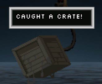 Endacopia Night 3 fish Crate floating near seafloor