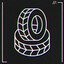 Funnel Runners screenshot of Tire-d achievement tutorial showing van repair area
