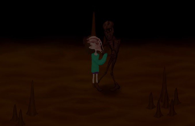 house 2 mummy zombie catching tabby in desert after 9 pm
