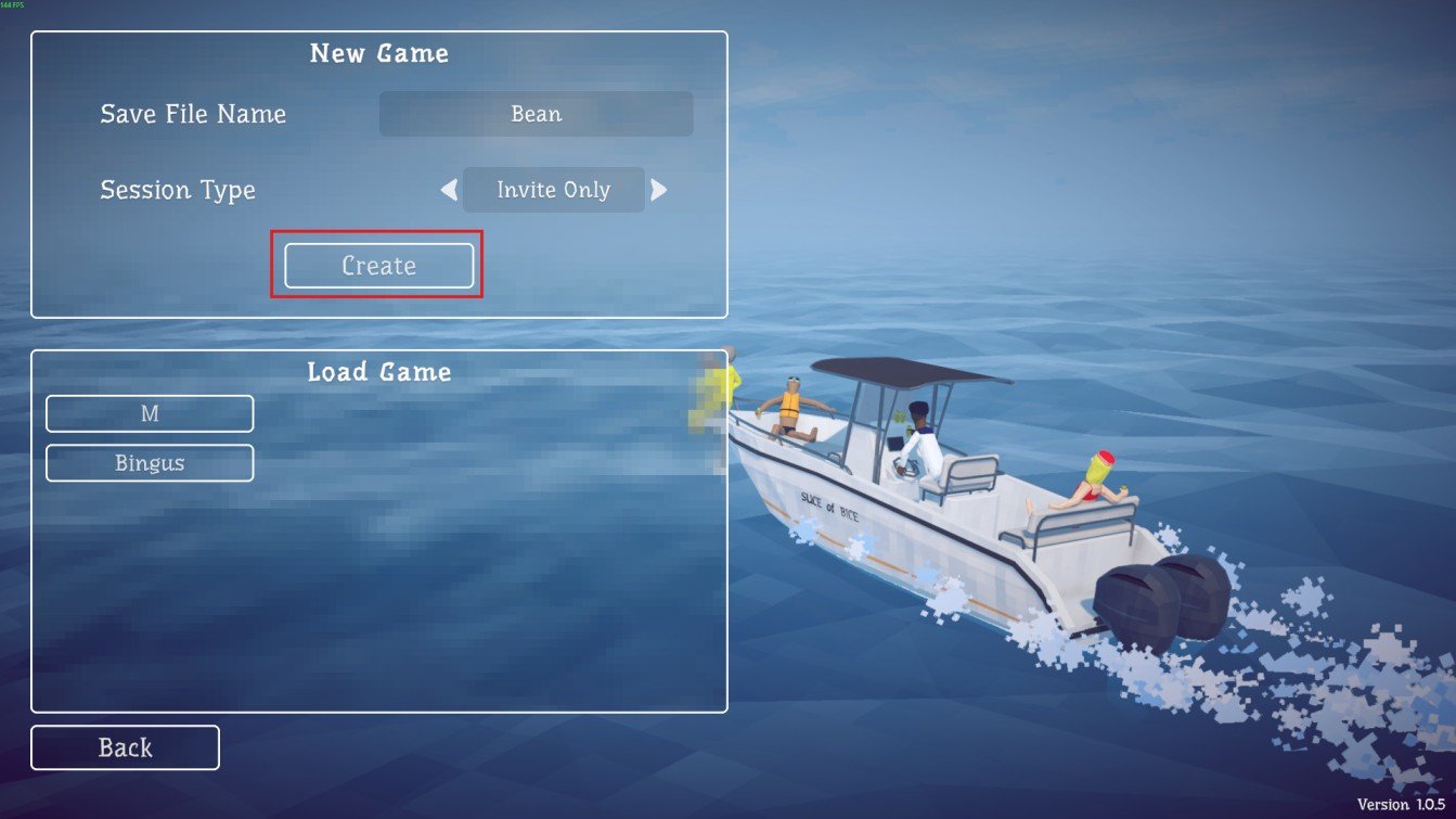 how to fish new game start creating save file on desktop