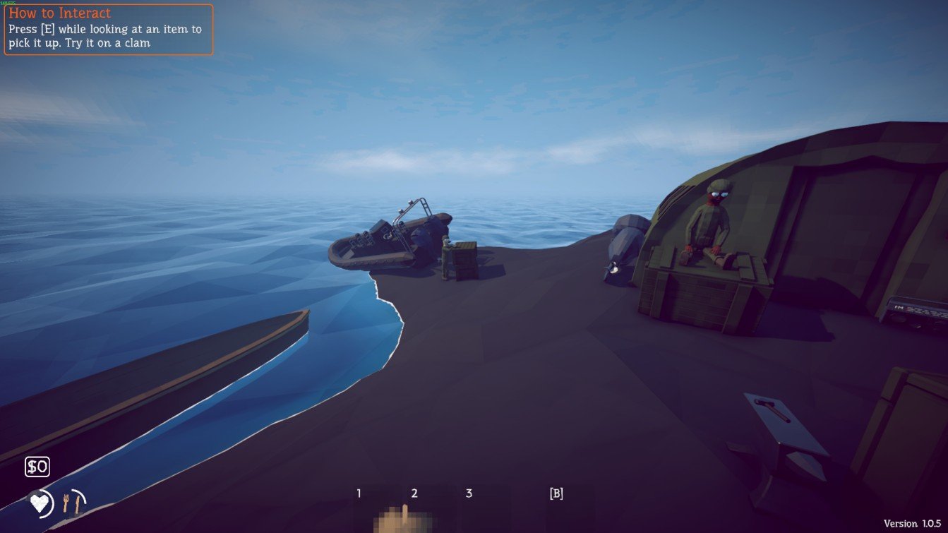 how to fish final island and final boat interaction leading to credits
