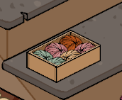 Neat! sorting six yarn pieces into the yarn box counter 6 of 6