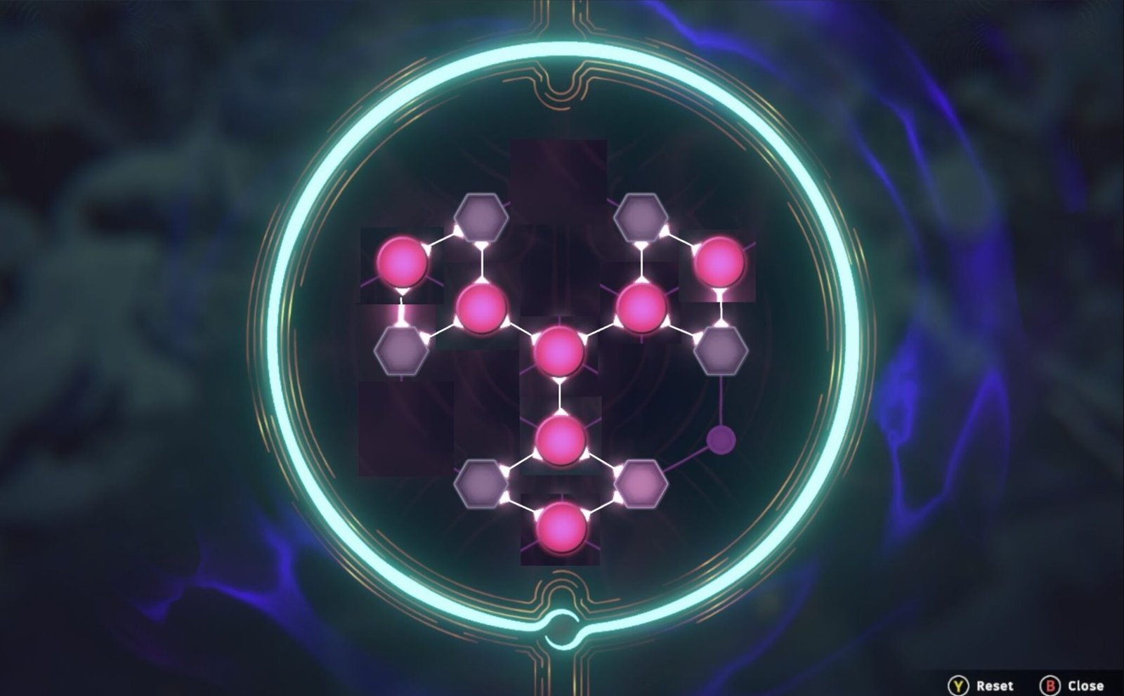 Echoes of Mystralia second region timed puzzle with pink connectors showing all white arrows properly aligned