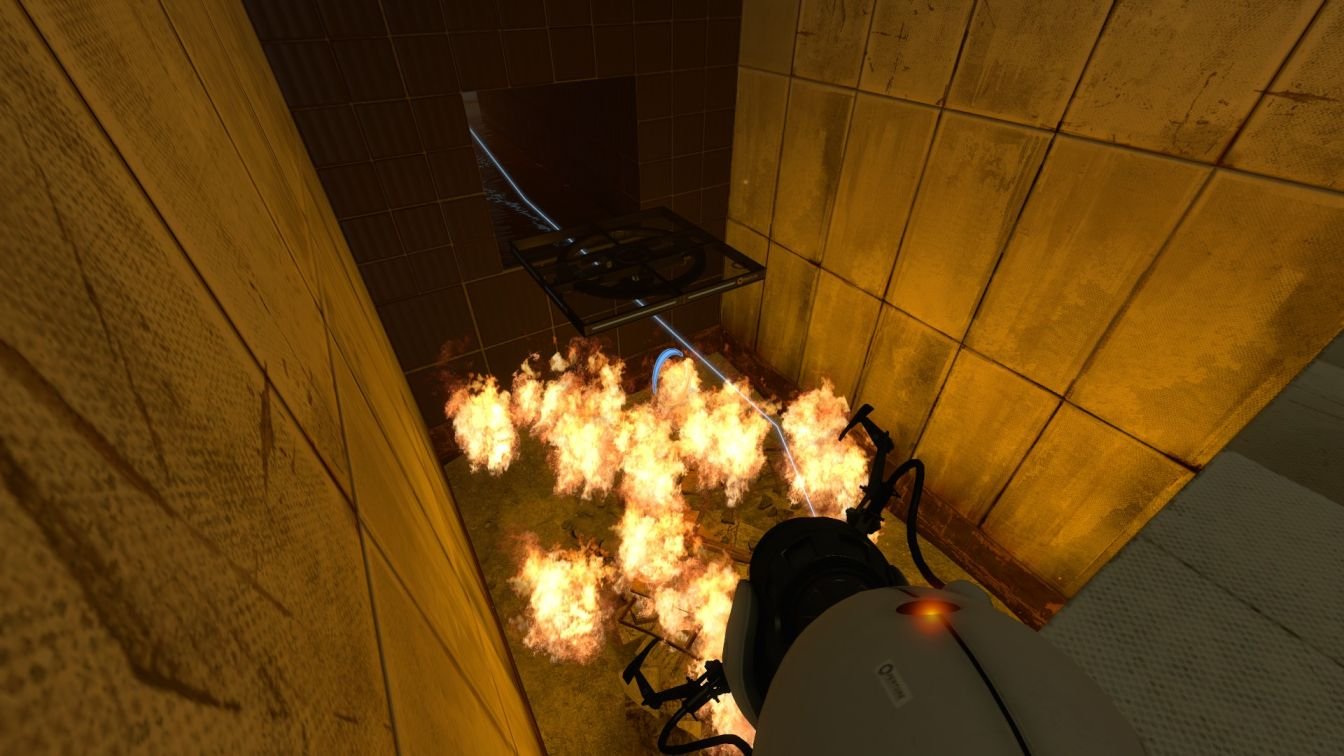 Portal Alive & Kicking Life of the Party achievement unlocked after explosive escape section