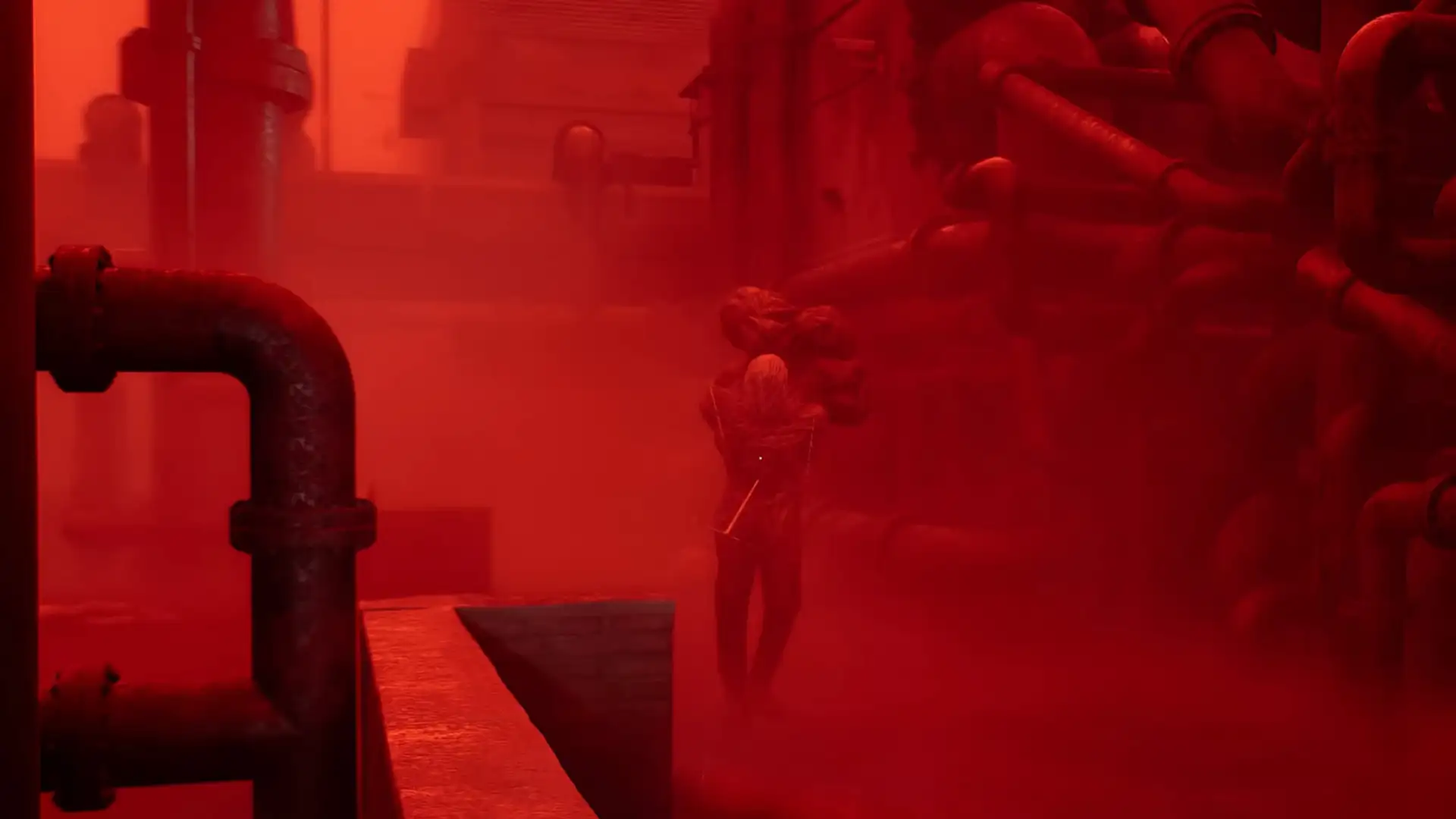 Silent Hill Townfall final boss The Weight battle intense and atmospheric fight scene