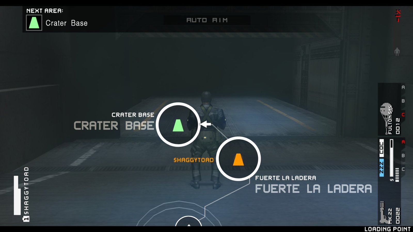 metal gear solid peace walker crater base trucks with license plate 63824 highlighted during mission