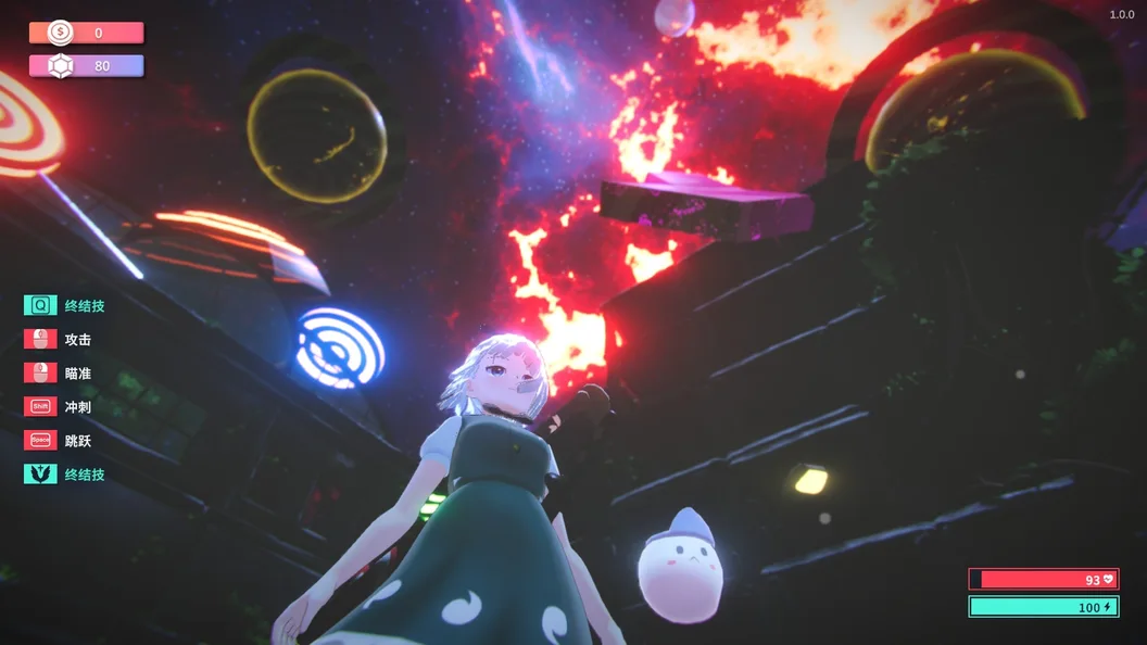 touhou dystopian game characters selection screen showing playable fighters