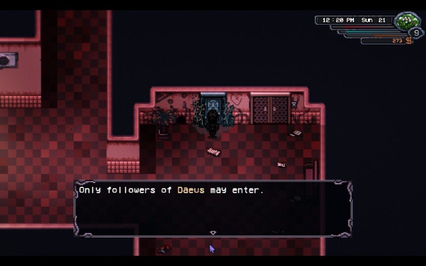 Welcome to Elderfield Daeus Room next to Mall elevator showcasing broken elevator and loot areas.